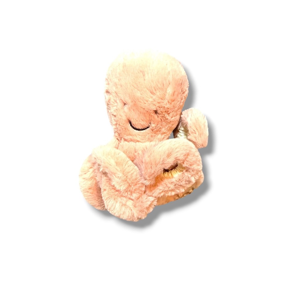 Jellycat Odell Octopus Soother Lovey Apricot Peach Plush JCINC6083SH